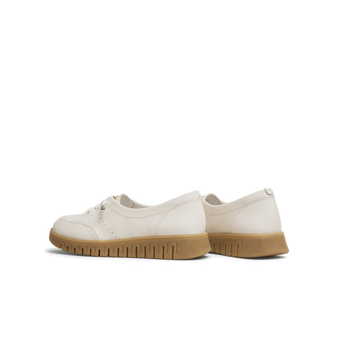 天美意2025春新款商场同款法式休闲英伦复古女牛津鞋CMA13AA5