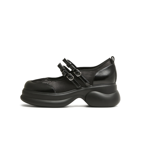 天美意2025春新款商场同款百搭优雅休闲法式女玛丽珍鞋CME13AQ5