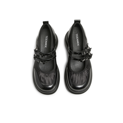 天美意2025春新款商场同款百搭优雅休闲法式女玛丽珍鞋CME13AQ5