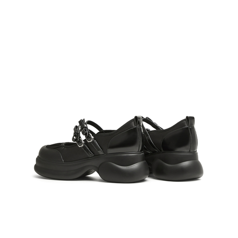 天美意2025春新款商场同款百搭优雅休闲法式女玛丽珍鞋CME13AQ5