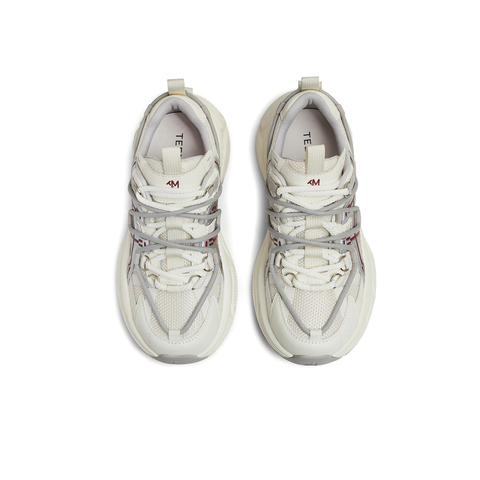 天美意2025春新款休闲系带厚底百搭增高复古女老爹鞋KD075AM5