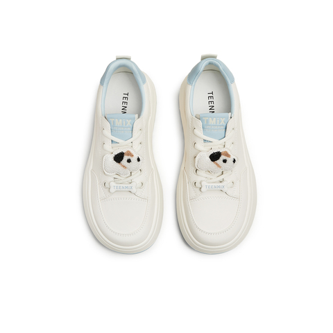 天美意2025春新款商场同款运动系带小白鞋女休闲板鞋BJ562AM5