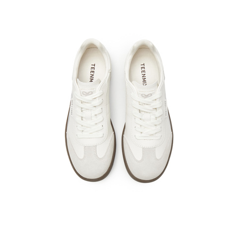 天美意2025春新款商场同款复古休闲系带百搭女德训鞋CP229AM5