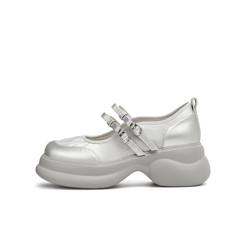 天美意2025春新款商场同款百搭优雅休闲法式女玛丽珍鞋CME13AQ5