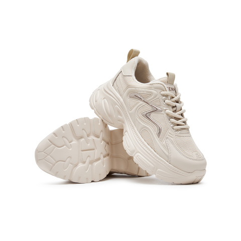 天美意2025春新款商场同款休闲系带厚底百搭女老爹鞋BK621AM5