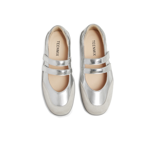 天美意2025春新款百搭日常休闲约会芭蕾风女玛丽珍鞋KH008AA5