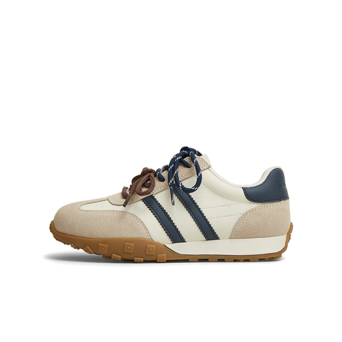 天美意2025春新款商场同款休闲系带复古百搭女德训鞋BK651AM5