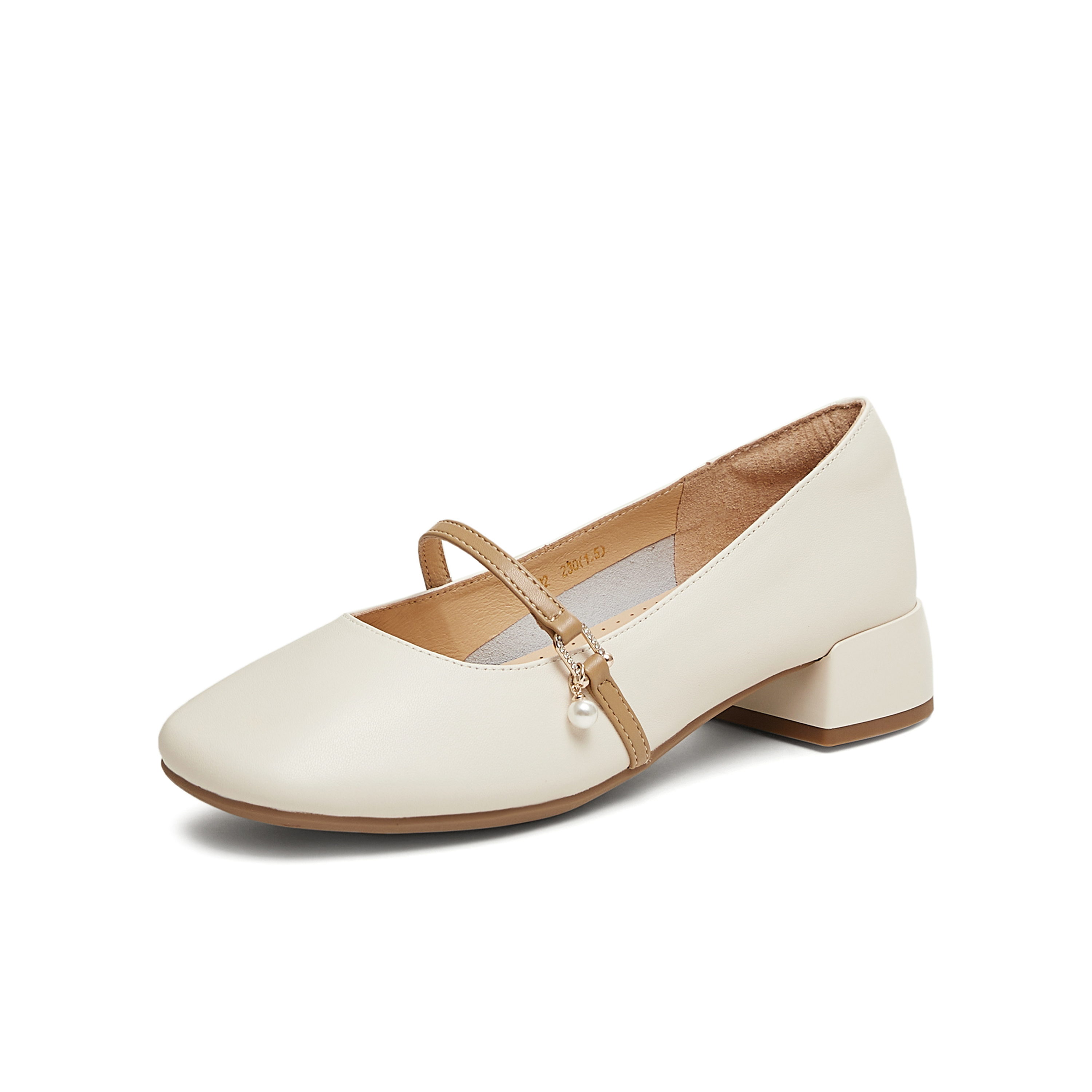 天美意2025春新款商场同款复古法式温柔女玛丽珍鞋BG592AQ5