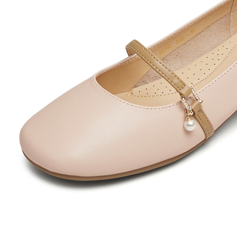 天美意2025春新款商场同款复古法式温柔女玛丽珍鞋BG592AQ5