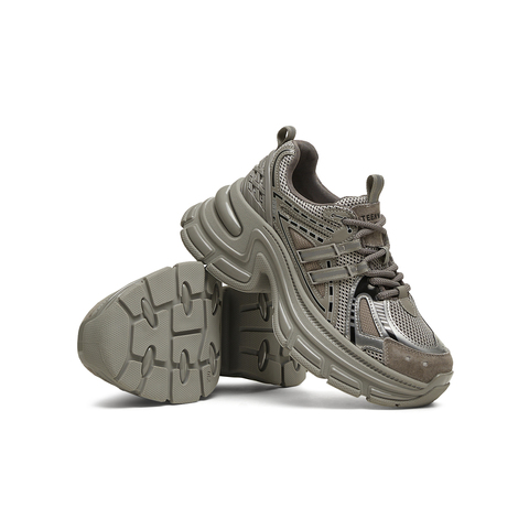 天美意2025春新款商场同款厚底通勤休闲系带女老爹鞋BK831AM5