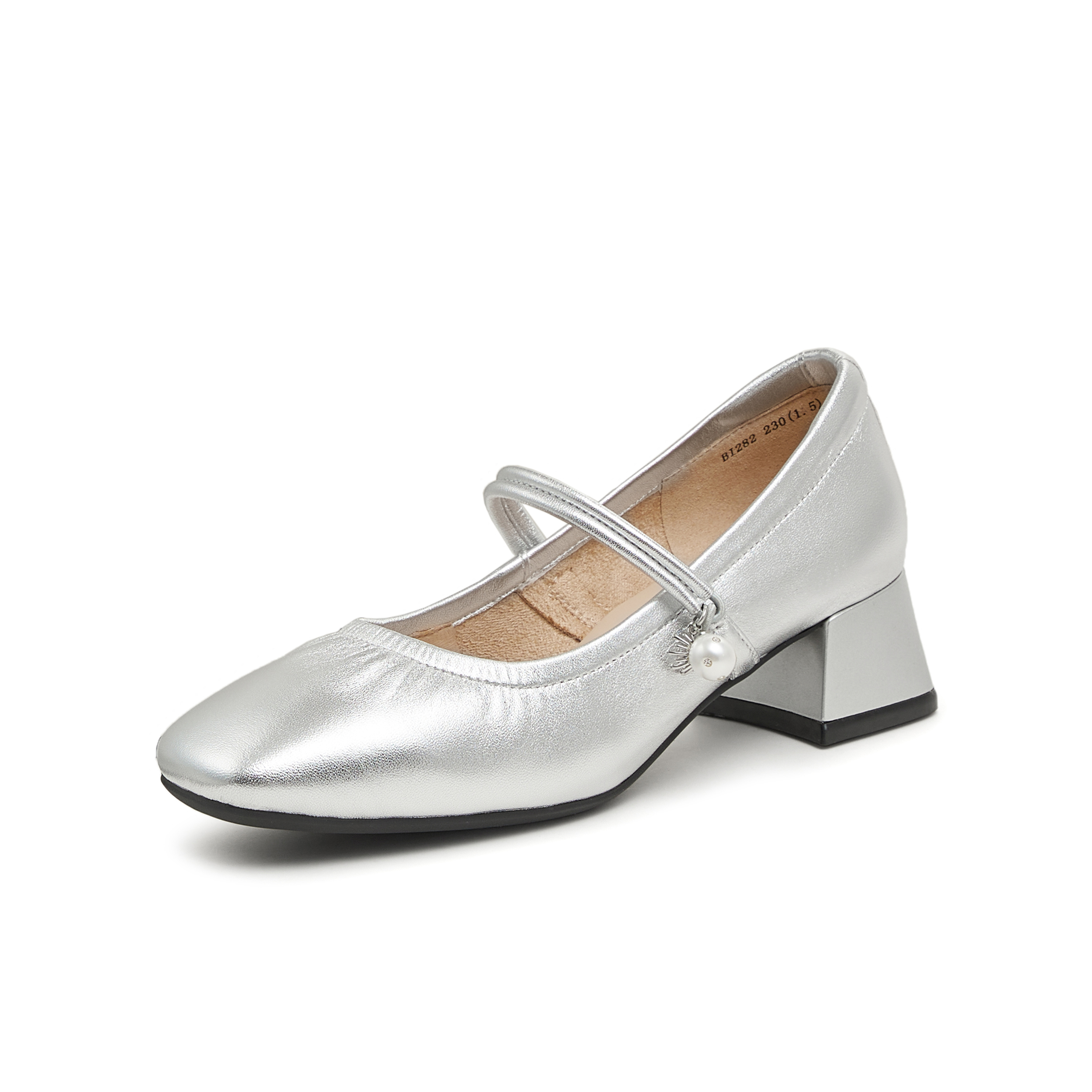 天美意2025春新款商场同款休闲通勤纯色女玛丽珍鞋BI282AQ5