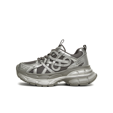 天美意2025春新款商场同款厚底增高系带休闲女老爹鞋BK781AM5