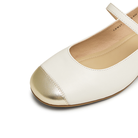 天美意2025春新款商场同款通勤百搭小个子女玛丽珍鞋CRW27AQ5