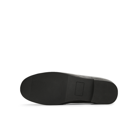 天美意2025春新款百搭通勤纯色休闲英伦风女乐福鞋KE056AM5