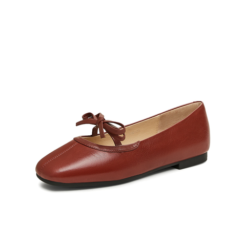 天美意2025春新款法式优雅简约休闲通勤女玛丽珍鞋KQ022AQ5