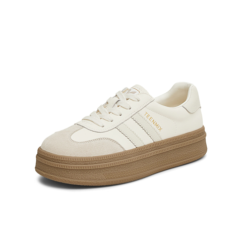 天美意2025春新款商场同款复古百搭休闲运动女德训鞋BJ541AM5