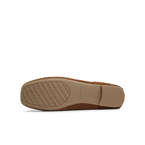 天美意2025春新款法式复古浅口通勤休闲女玛丽珍鞋KQ021AQ5