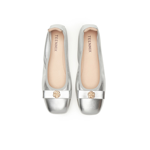 天美意2025春新款商场同款法式浅口低跟女玛丽珍鞋BG962AQ5