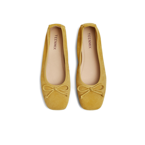 天美意2025春新款法式复古浅口通勤休闲女玛丽珍鞋KQ021AQ5