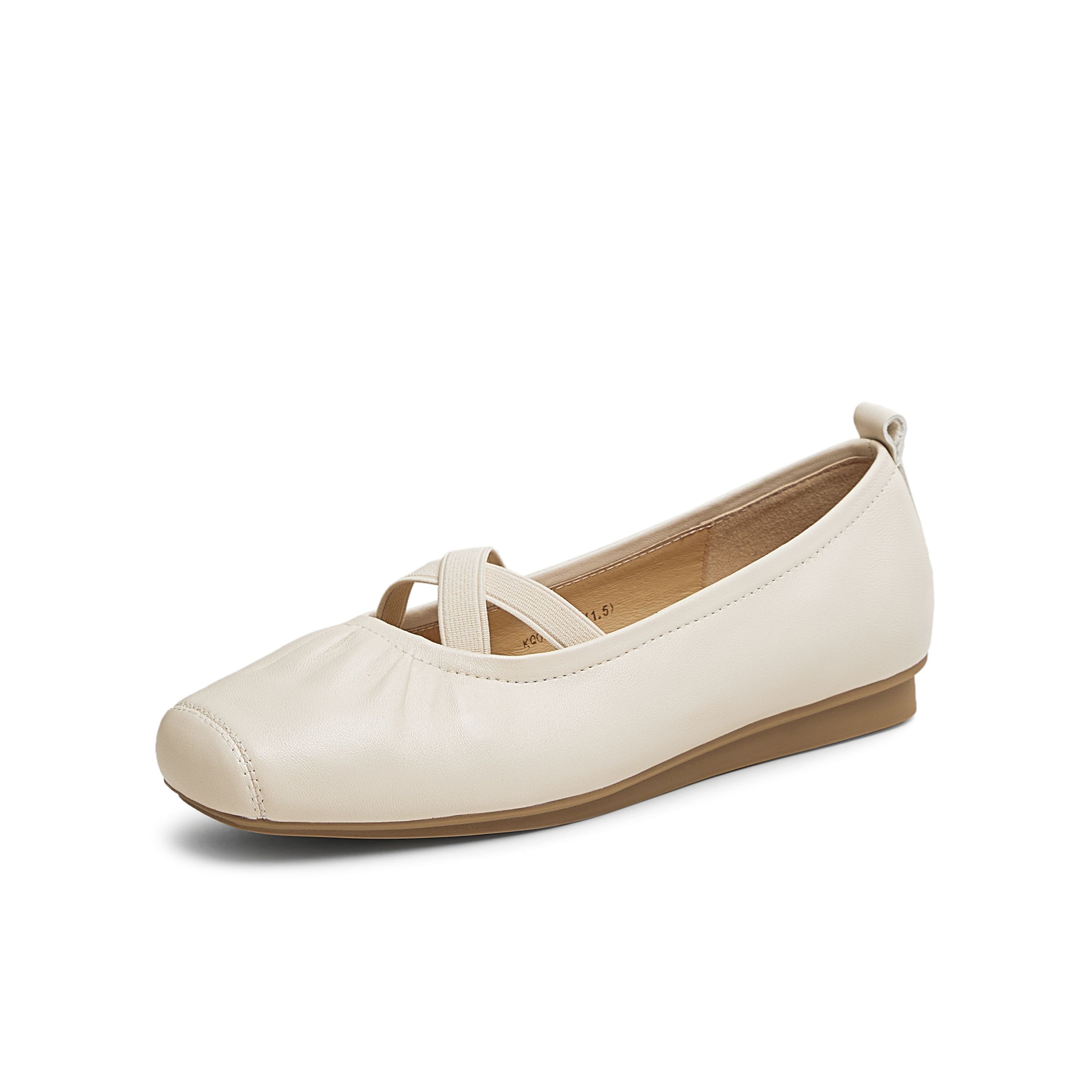 天美意2025春新款优雅复古休闲芭蕾浅口女玛丽珍鞋KQ023AQ5