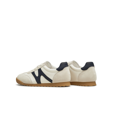 天美意2025春新款商场同款系带低跟纯色百搭女休闲鞋BJ311AM5