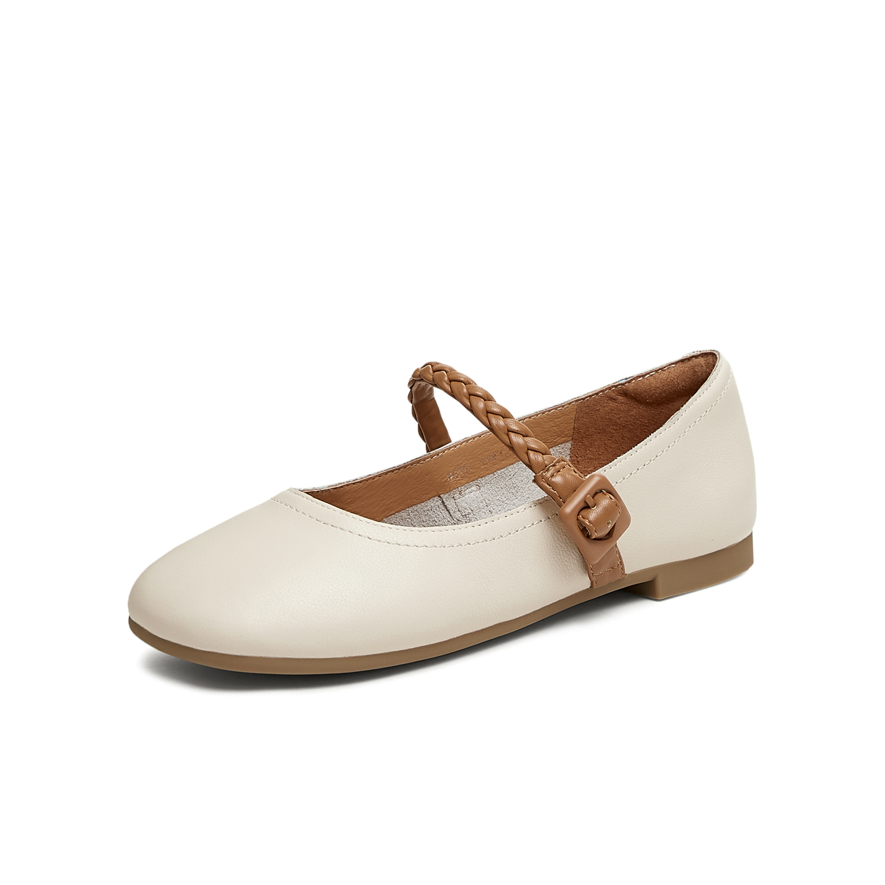 天美意2025春新款商场同款复古休闲通勤女玛丽珍鞋BK601AQ5