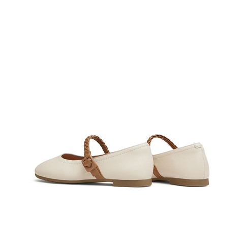 天美意2025春新款商场同款复古休闲通勤女玛丽珍鞋BK601AQ5