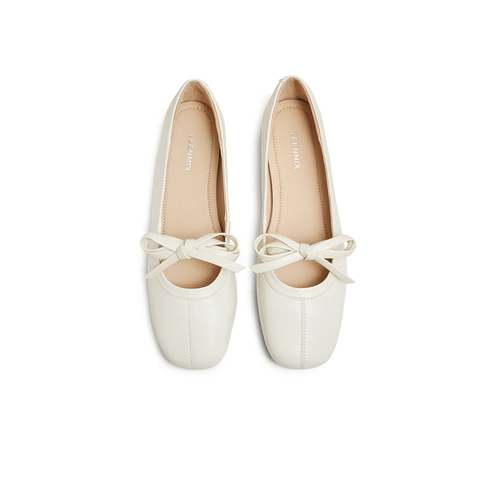 天美意2025春新款法式优雅简约休闲通勤女玛丽珍鞋KQ022AQ5