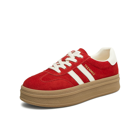 天美意2025春新款商场同款复古百搭休闲运动女德训鞋BJ541AM5