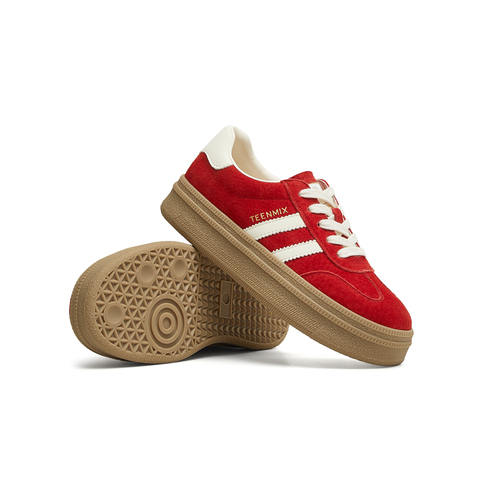 天美意2025春新款商场同款复古百搭休闲运动女德训鞋BJ541AM5