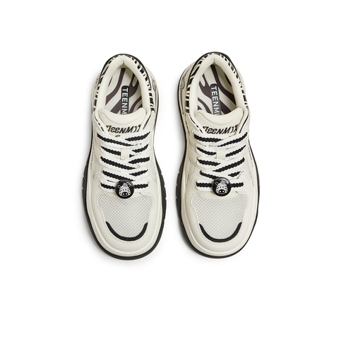 天美意2025夏新款商场同款趴趴农场系列百搭女休闲板鞋CIG24BM5