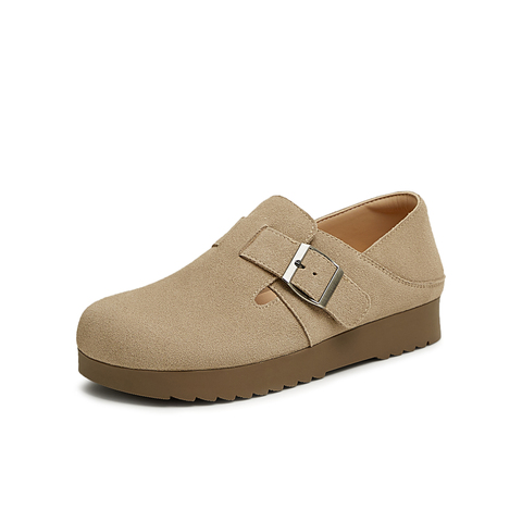 天美意2025春新款商场同款舒适休闲百搭一脚蹬女勃肯鞋BJ552AA5