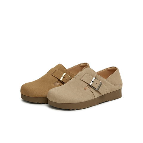 天美意2025春新款商场同款舒适休闲百搭一脚蹬女勃肯鞋BJ552AA5