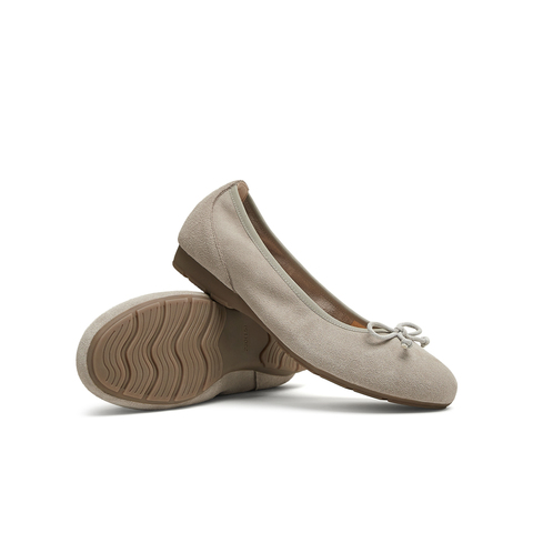 天美意2025春新款一脚蹬蝴蝶结百搭舒适纯色女浅口单鞋KQ027AQ5