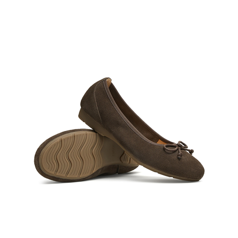 天美意2025春新款一脚蹬蝴蝶结百搭舒适纯色女浅口单鞋KQ027AQ5