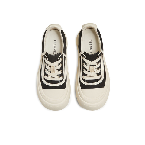 天美意2025夏新款百搭通勤日常舒适潮流复古女休闲板鞋KB071BM5