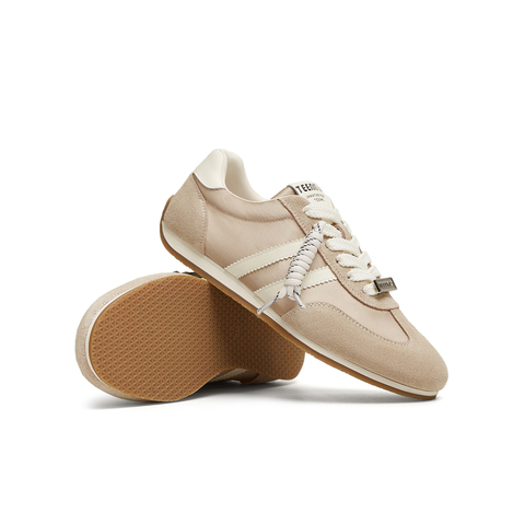 天美意2025夏新款休闲百搭复古日常通勤运动鞋女德训鞋KG091BM5