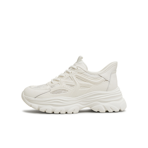 天美意2025夏新款商场同款休闲百搭厚底系带女老爹鞋BG267BM5