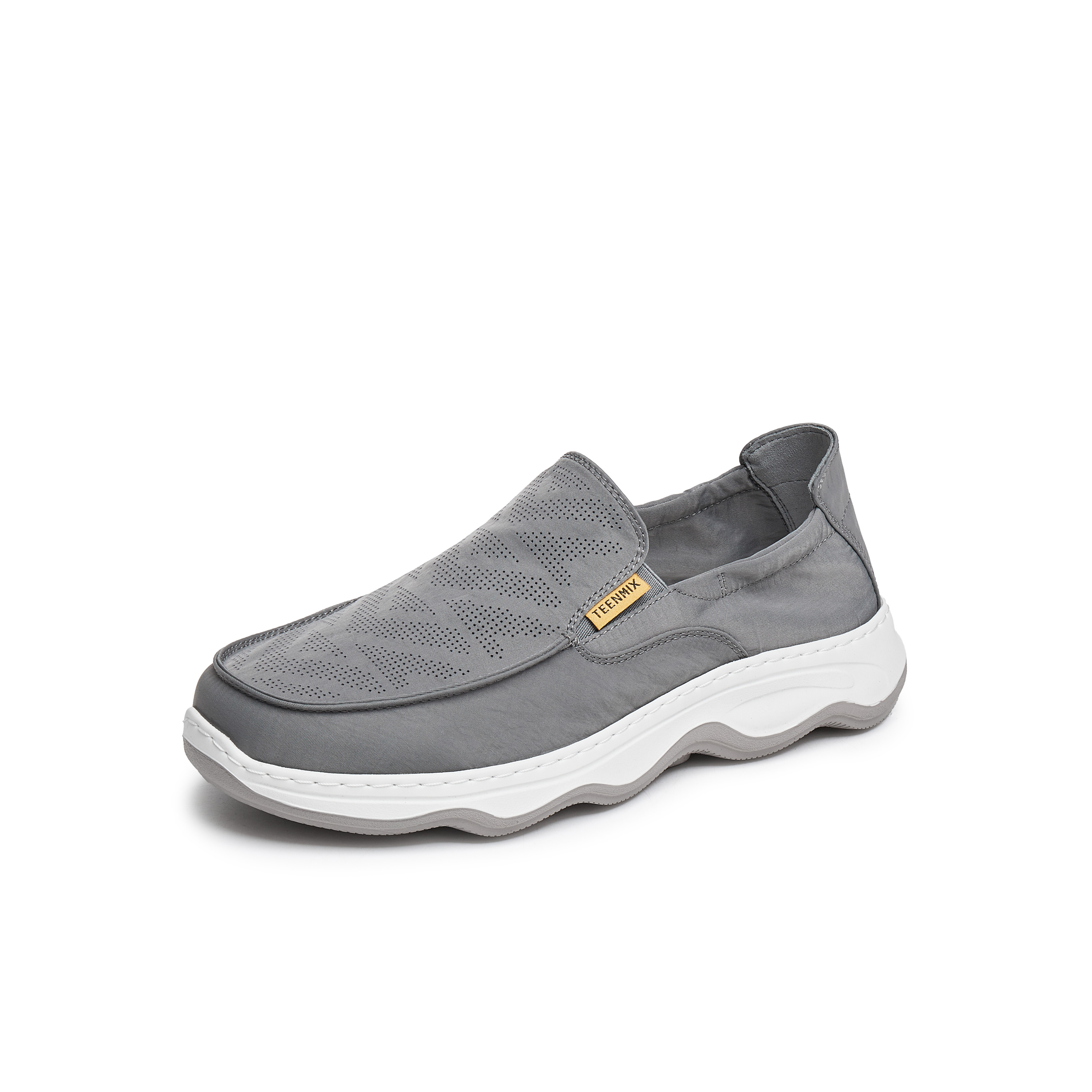 天美意2025夏新款商场同款舒适懒人帆布鞋一脚蹬男布鞋3QR02BM5