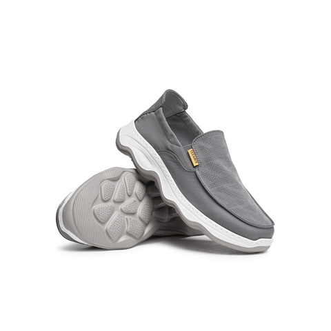 天美意2025夏新款商场同款舒适懒人帆布鞋一脚蹬男布鞋3QR02BM5