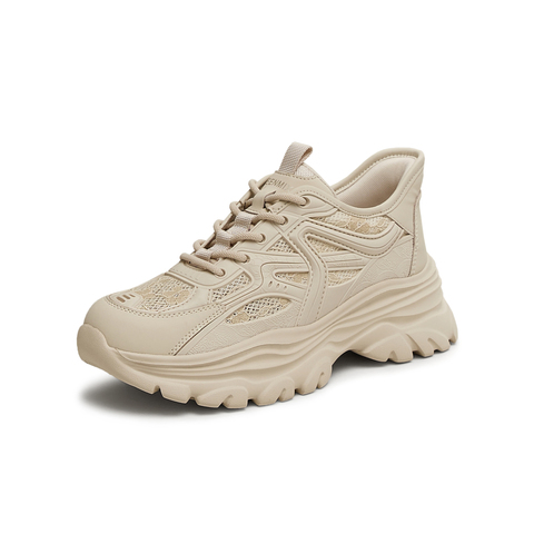 天美意2025夏新款商场同款休闲百搭厚底系带女老爹鞋BG267BM5