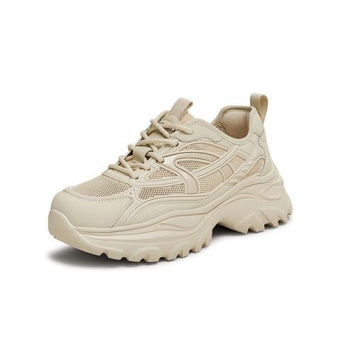 天美意2025夏新款商场同款休闲系带厚底百搭女老爹鞋BL051BM5