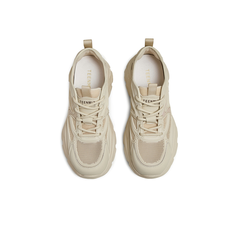 天美意2025夏新款商场同款休闲系带厚底百搭女老爹鞋BL051BM5