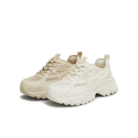 天美意2025夏新款商场同款休闲系带厚底百搭女老爹鞋BL051BM5