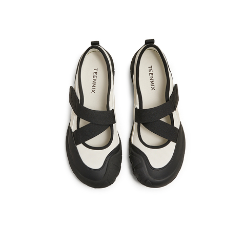 天美意2025夏新款商场同款拼色百搭休闲女户外运动单鞋CHR01BQ5