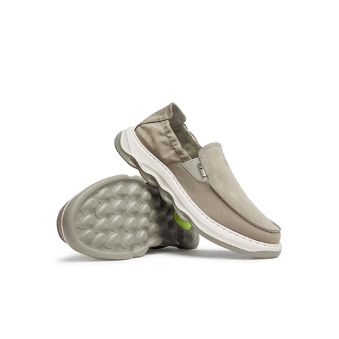 天美意2025夏新款商场同款透气休闲一脚蹬懒人男布鞋EYD10BM5