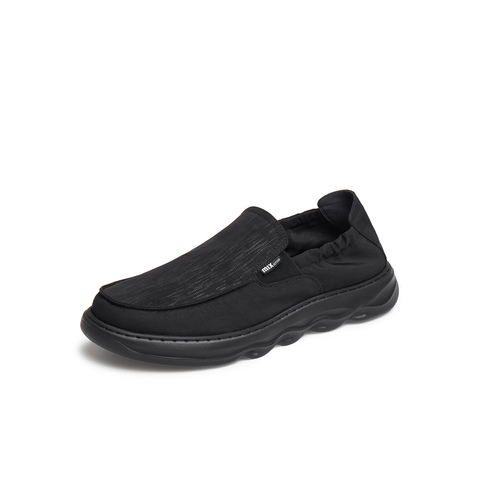 天美意2025夏新款商场同款透气休闲一脚蹬懒人男布鞋EYD10BM5