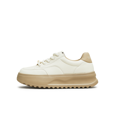 天美意2025春新款商场同款厚底简约清新百搭通勤女板鞋BJ561AM5