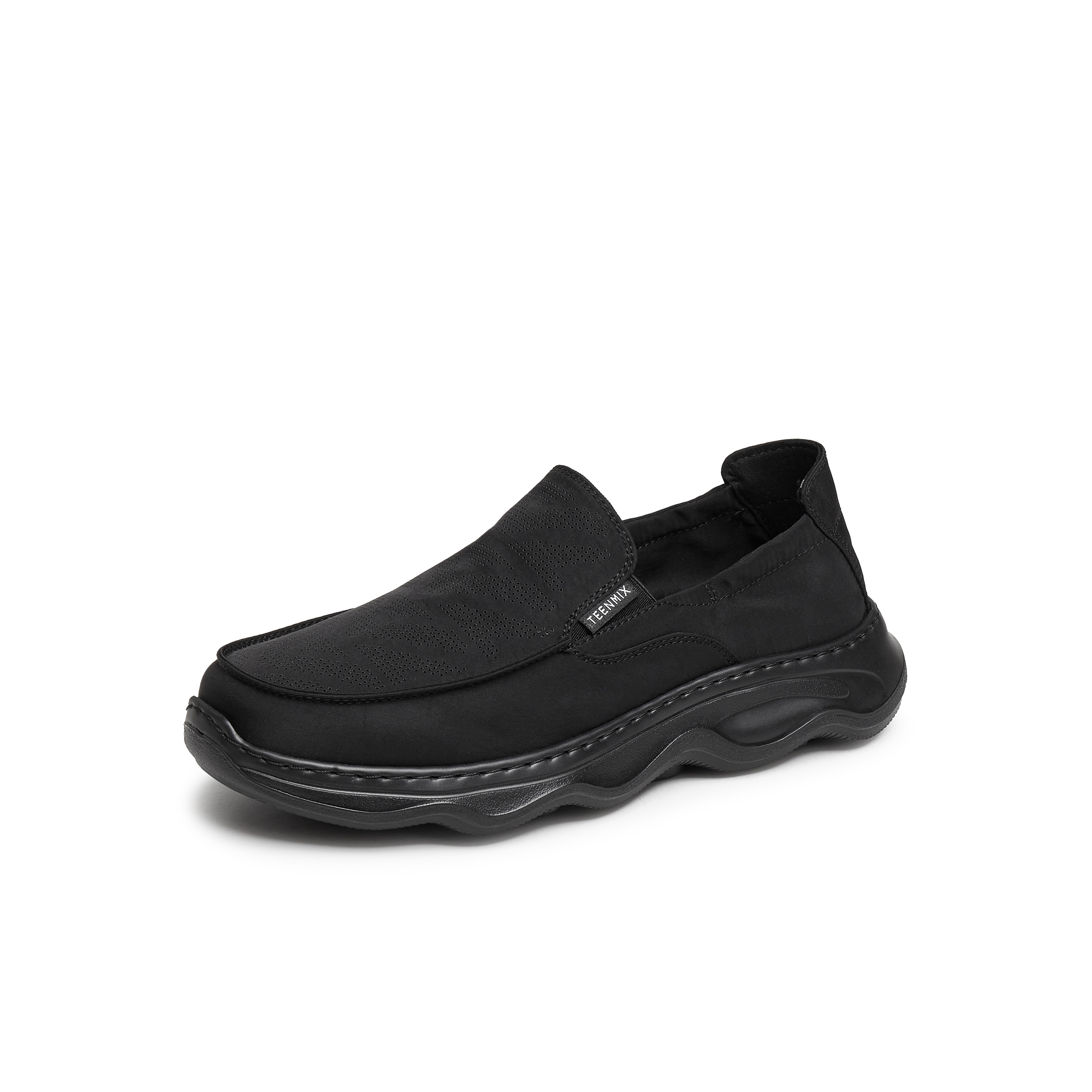 天美意2025夏新款商场同款舒适懒人帆布鞋一脚蹬男布鞋3QR02BM5