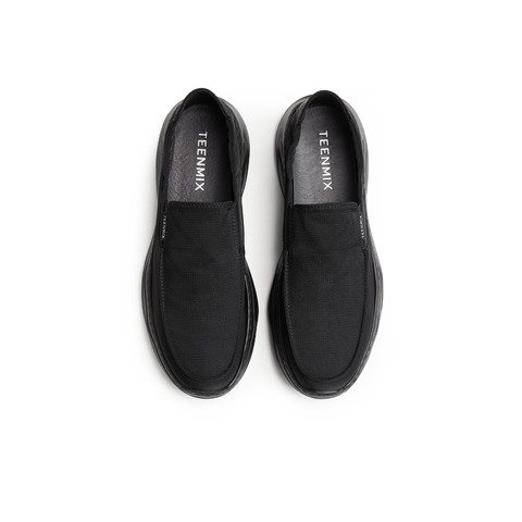 天美意2025夏新款商场同款舒适懒人帆布鞋一脚蹬男布鞋3QR02BM5